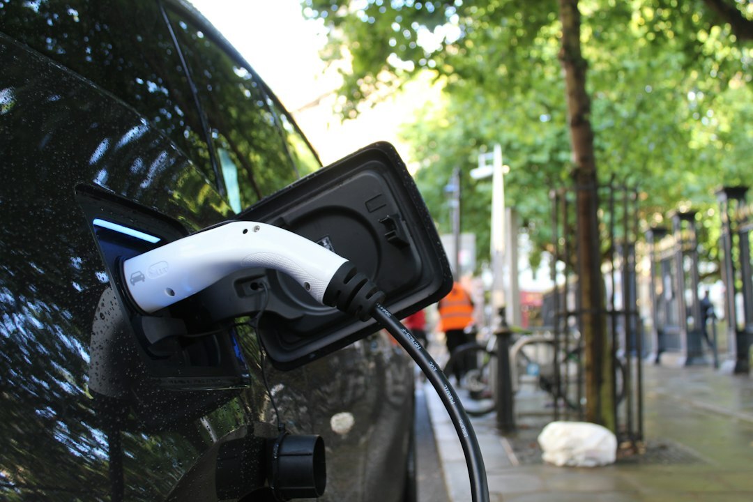 electric luxury car charging