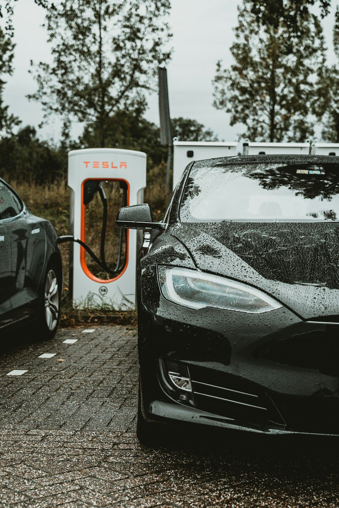 luxury electric car charging