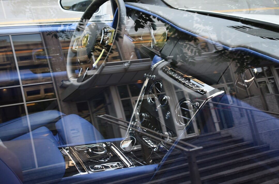 luxury car interior