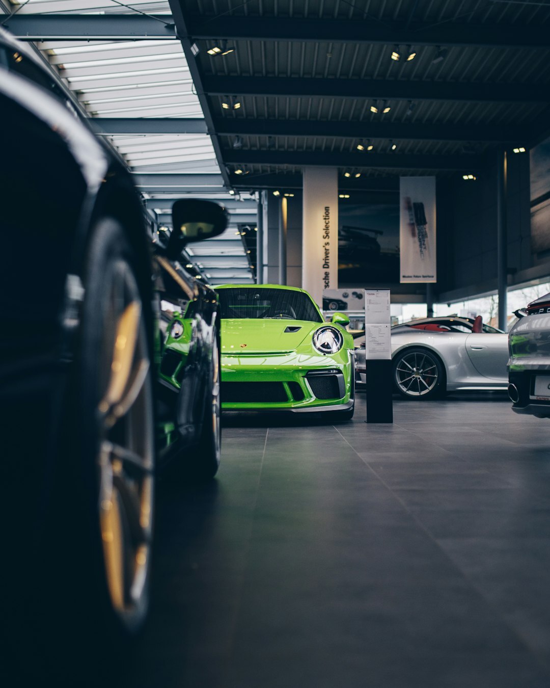luxury auto showroom