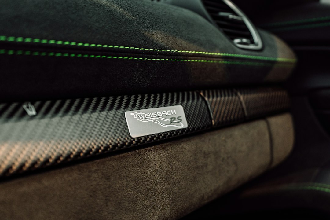 luxury car interior