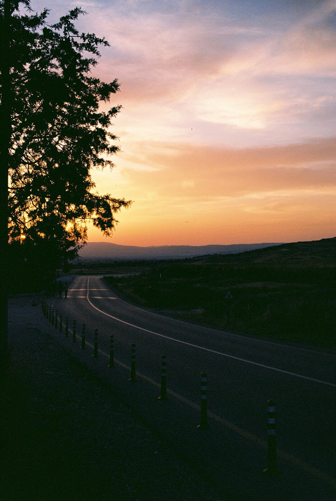 scenic drive sunset