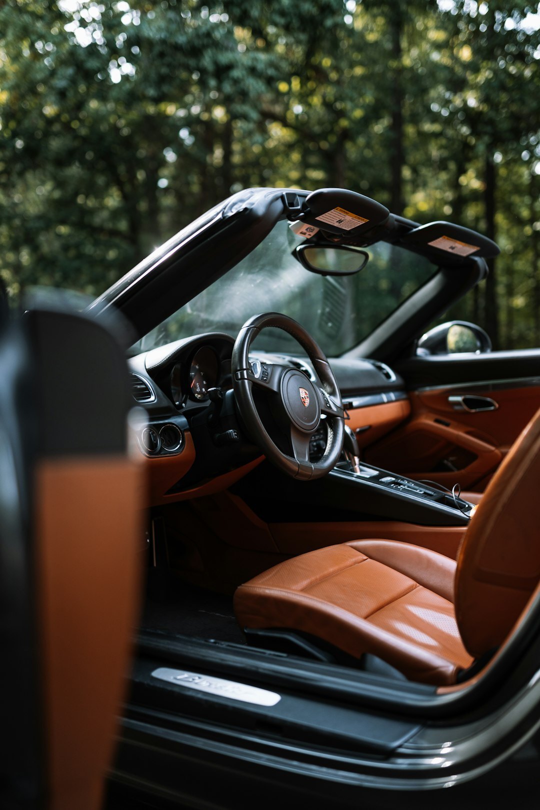 luxury car interior